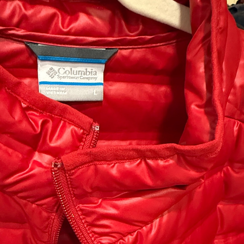 Columbia Men’s Fast Forward Puffer-Vibrant Red-Large - Picture 10 of 10